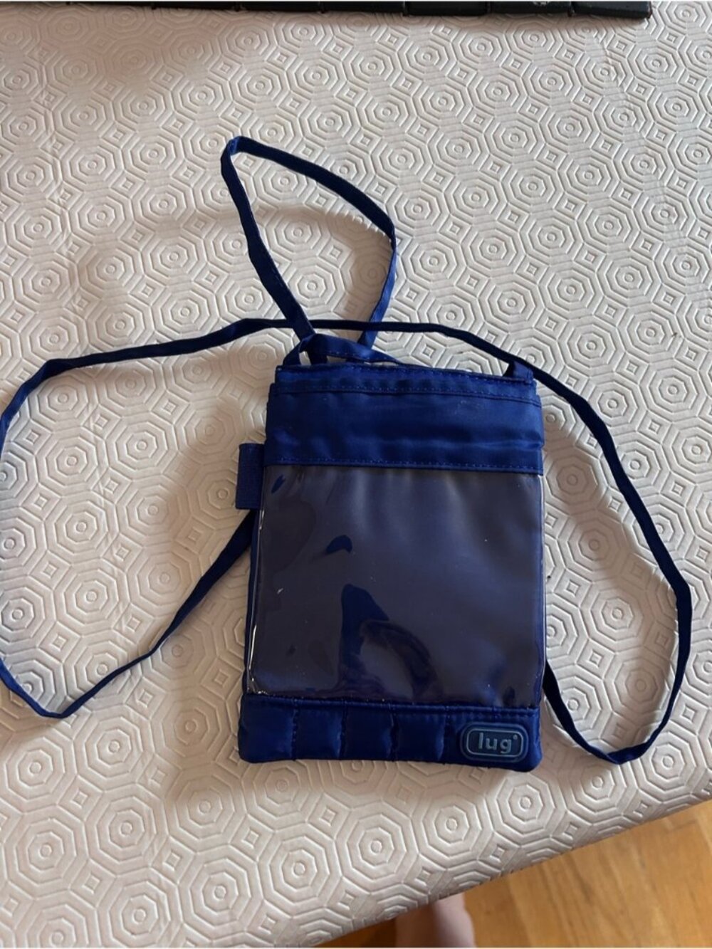 Lug Skypass Neck Pouch - Blue
